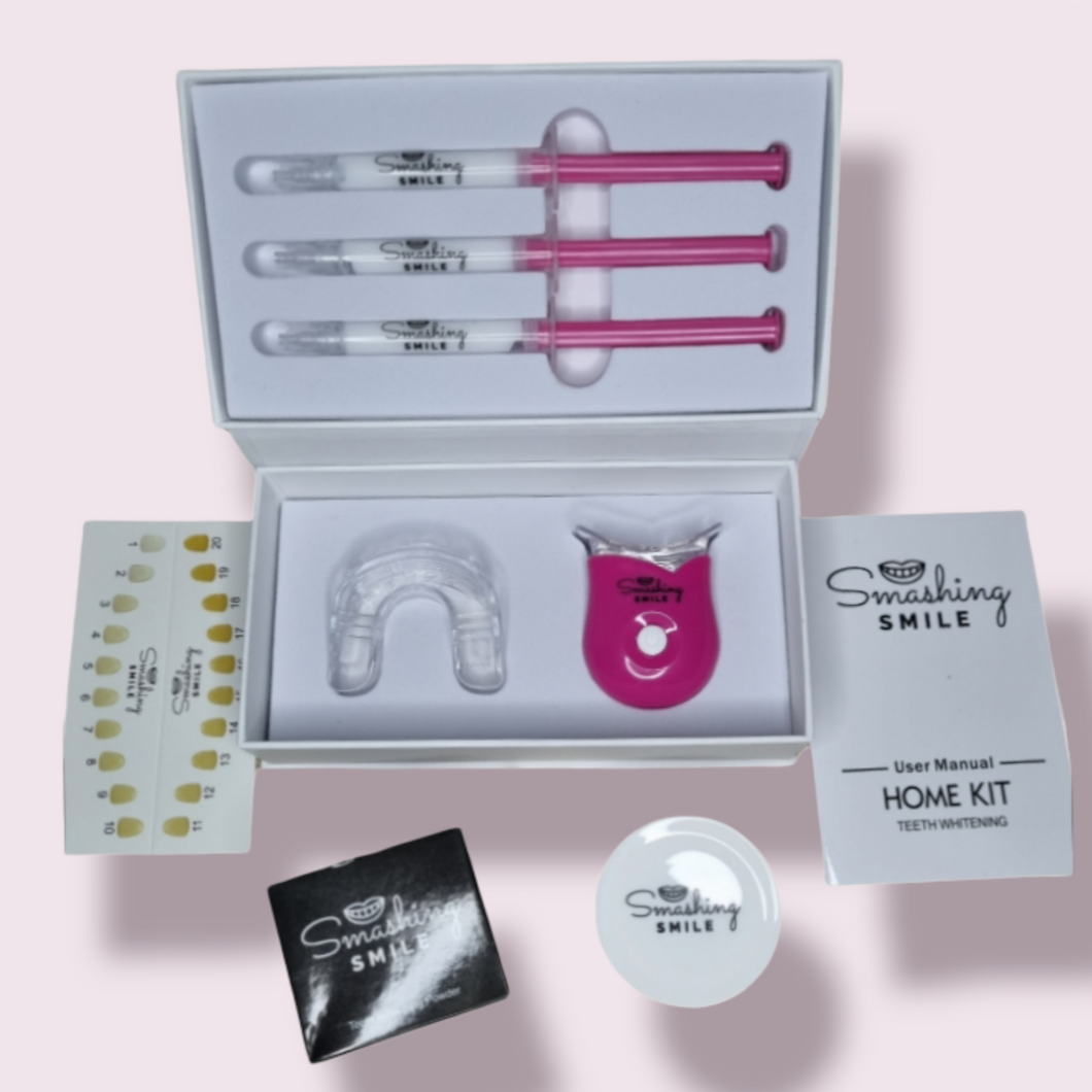 Whitening kit Combo (PINK). With whitening powder.